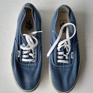 Vans Men's size 10 core classics blue sneakers shoes heritage low top